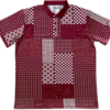 Puttwell Patchwork Polo - Maroon