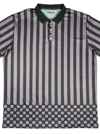 Puttwell Turntable Polo (Grey/Lite Pink)