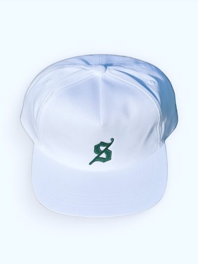 Caddy Cap - White with Green S