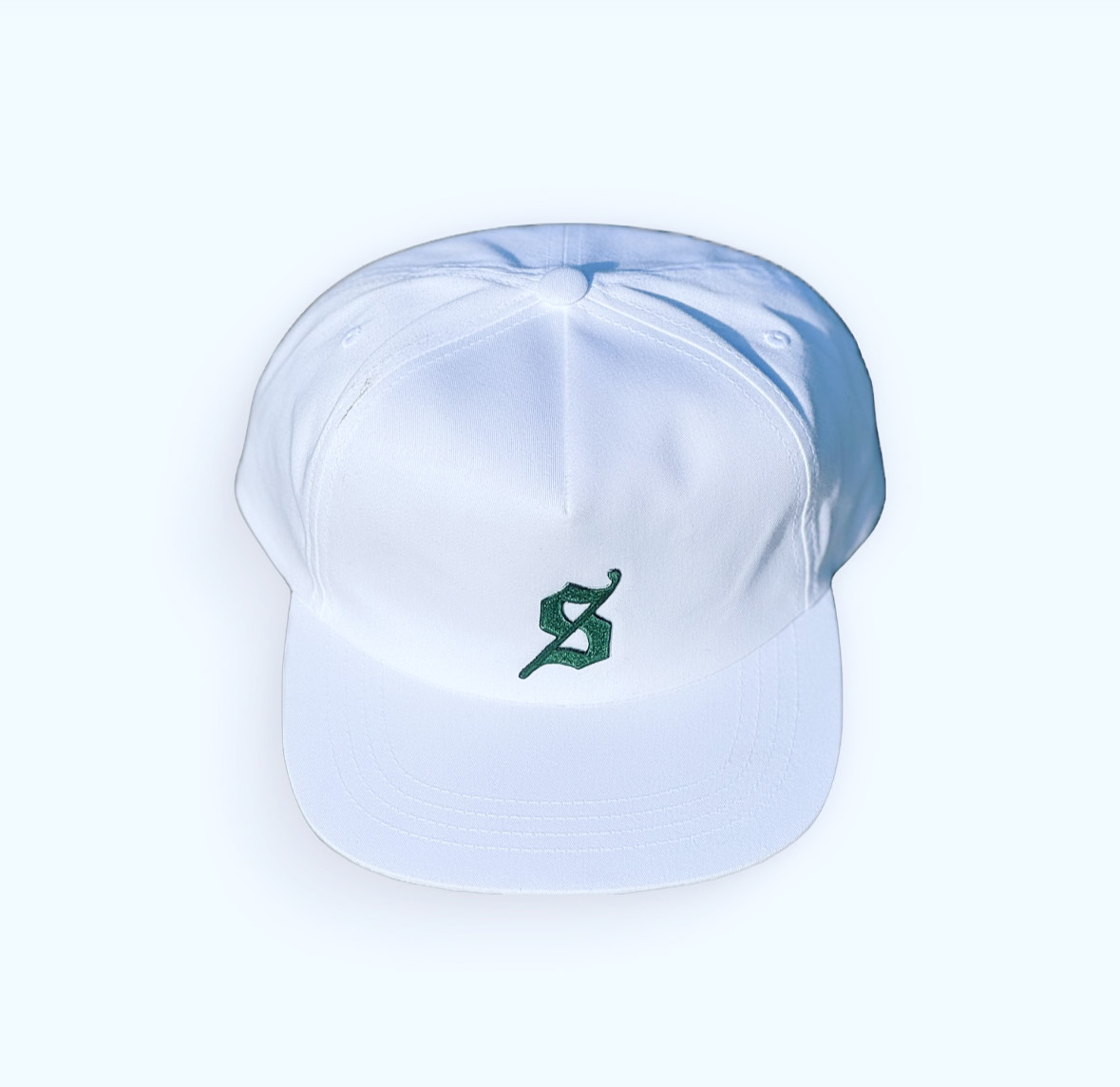 Caddy Cap - White with Green S