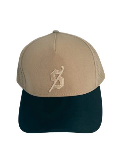 Slighted - Riser Performance Cap - Beige and Black
