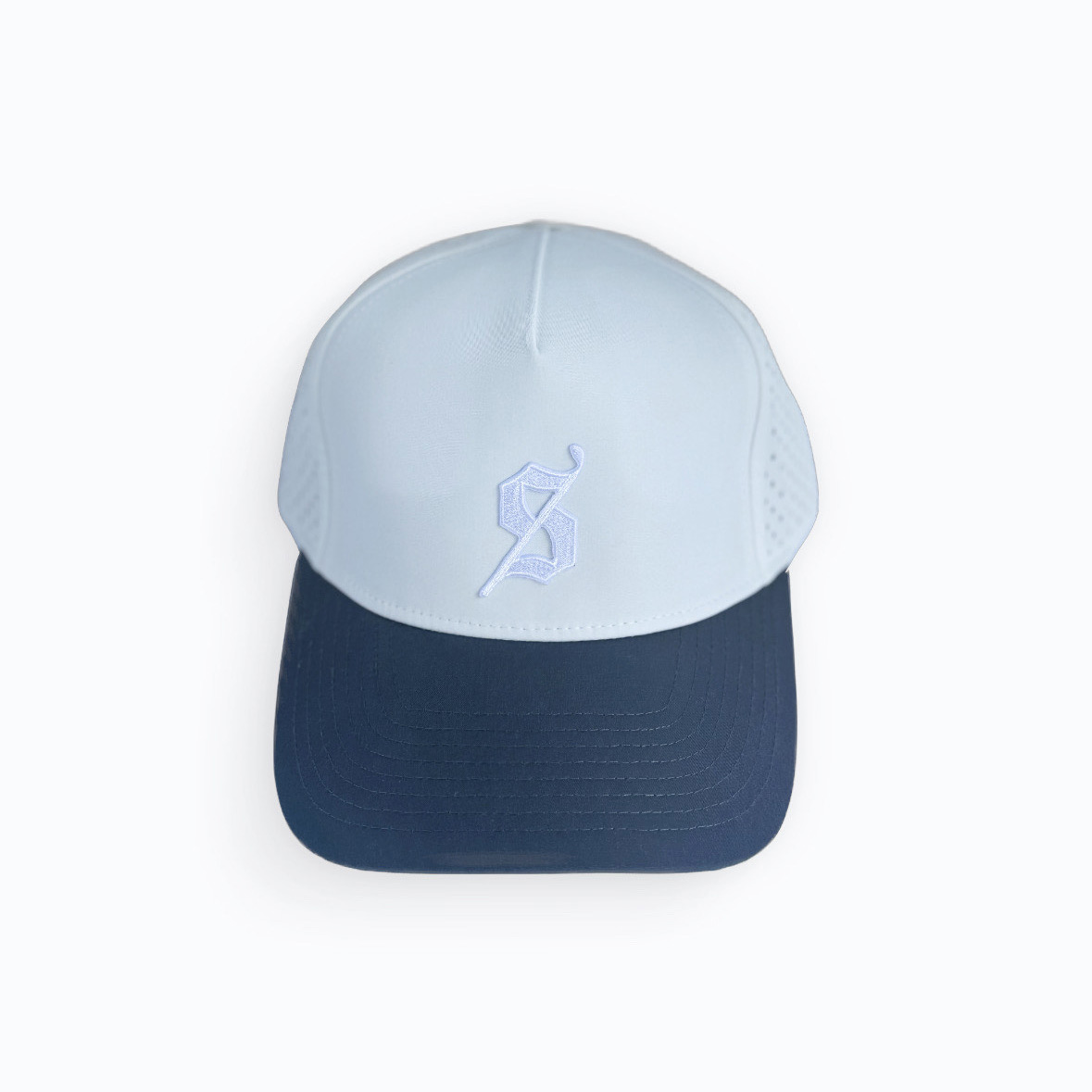 Slighted - Riser Performance Cap - White and Charcoal